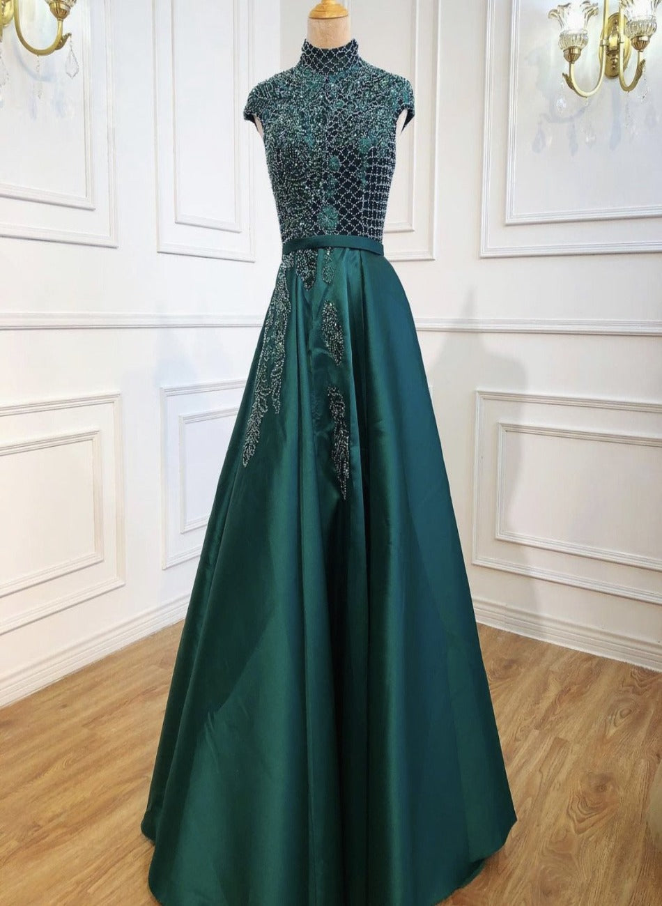 Serenity A-Line Beading Evening Gown Mscooco.co.uk