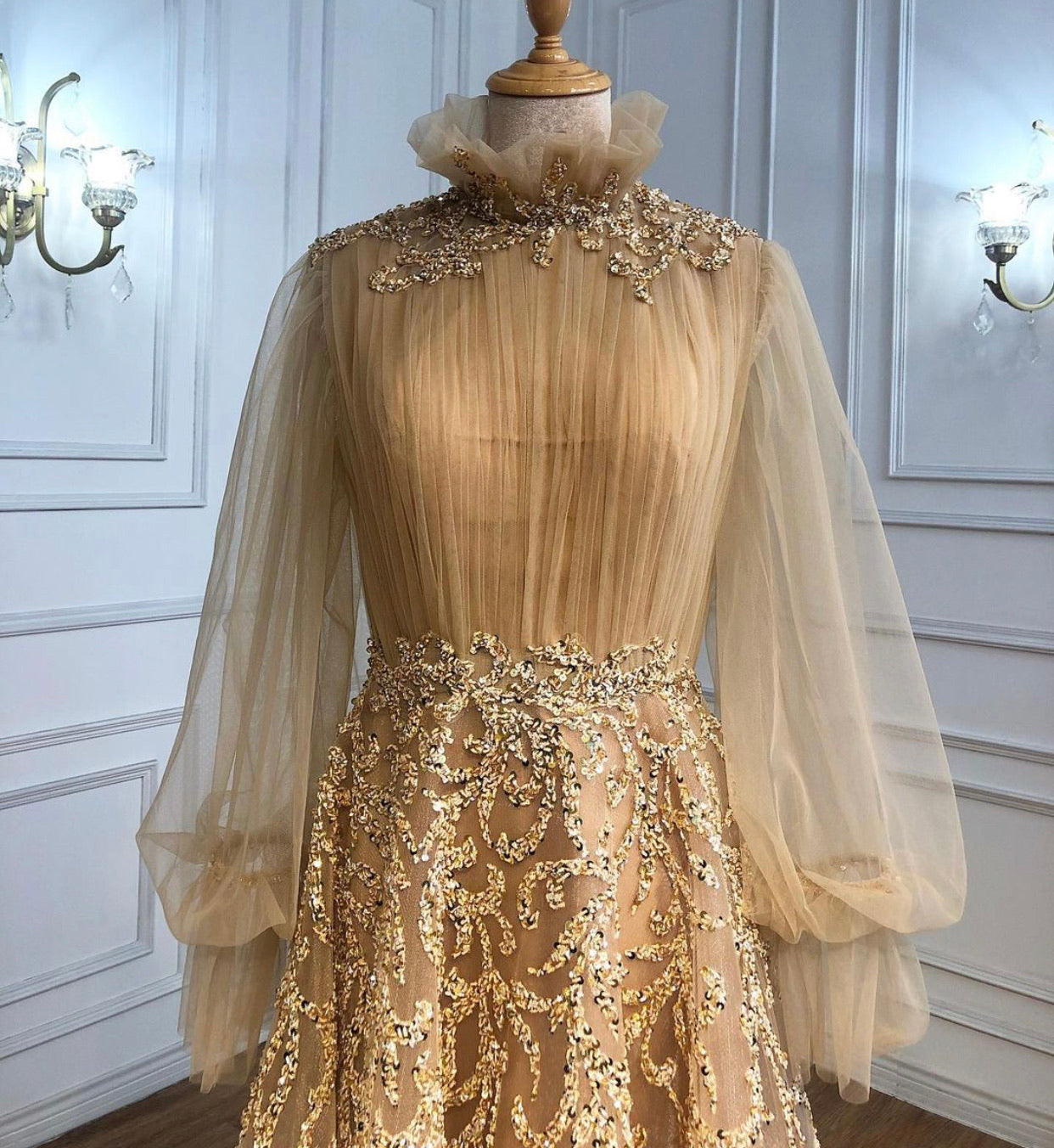 Saoirse A-Line Luxury Beading Evening Dress - Mscooco.co.uk Saoirse A-Line Luxury Beading Evening Dress - Mscooco.co.uk
