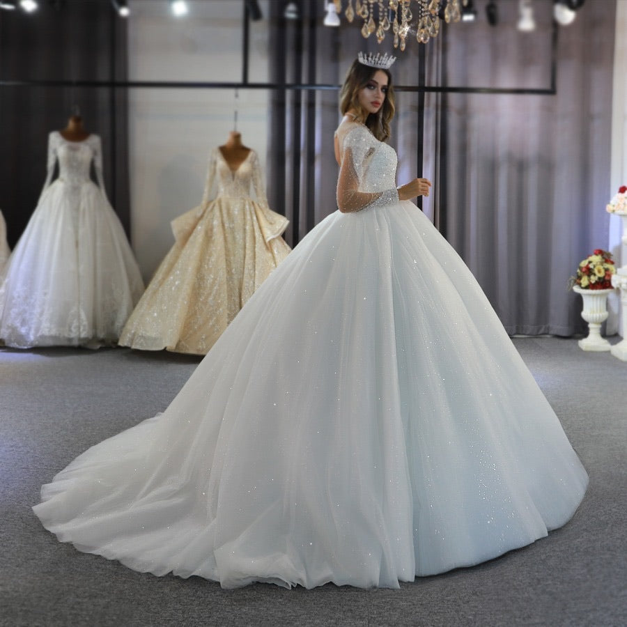 Beading Bridal Gown 2021 Mscooco.co.uk