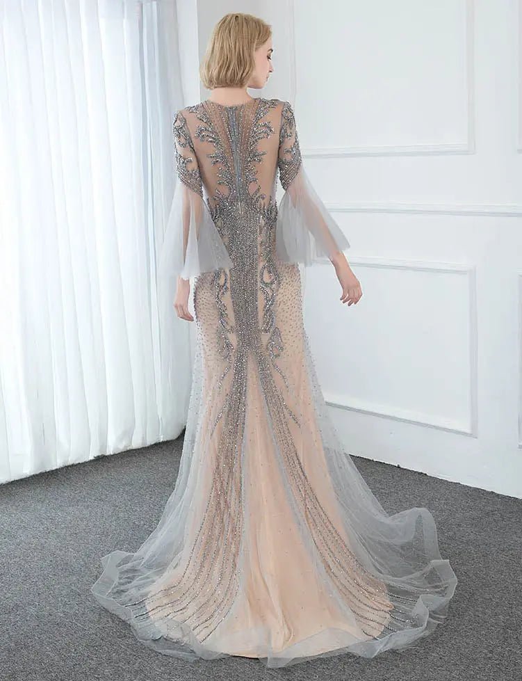 Kamila Beading Embellished Evening Dress - Mscooco.co.uk