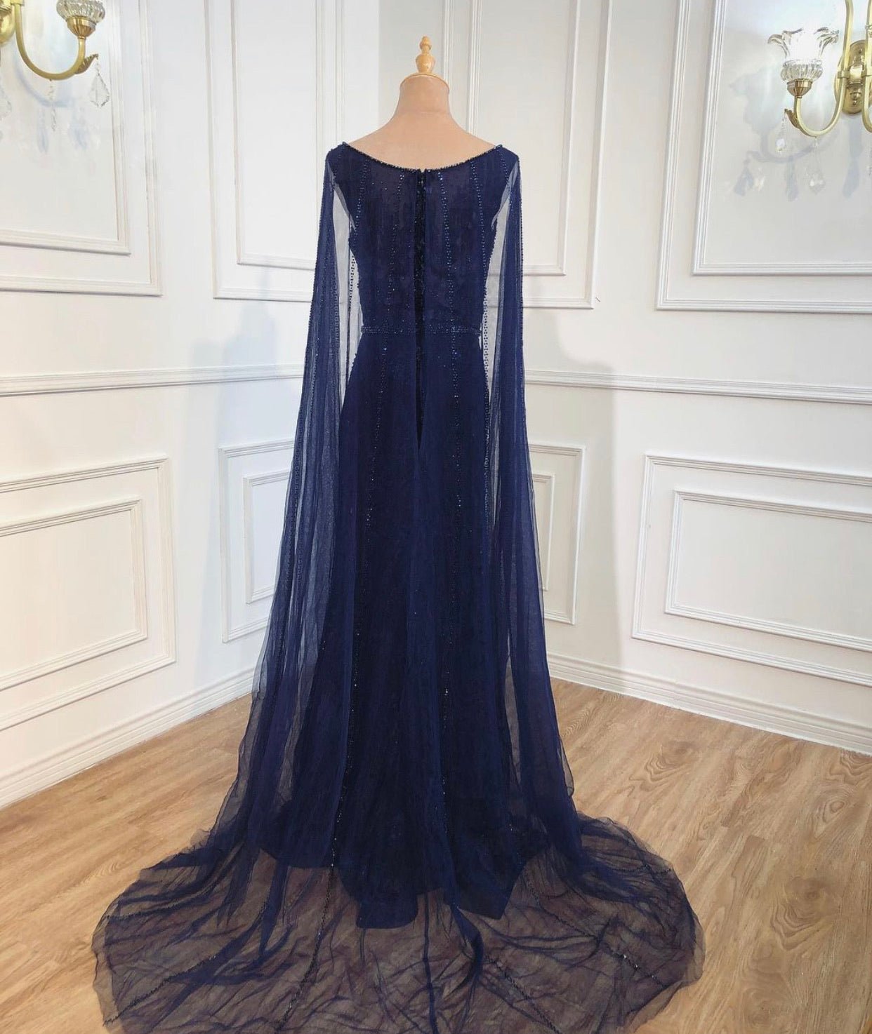 Kenneth luxurious Mermaid Beading Evening Dress - Mscooco.co.uk
