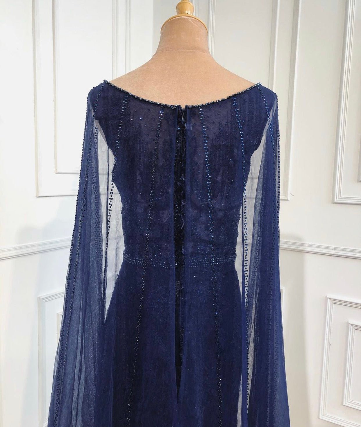 Kenneth luxurious Mermaid Beading Evening Dress - Mscooco.co.uk