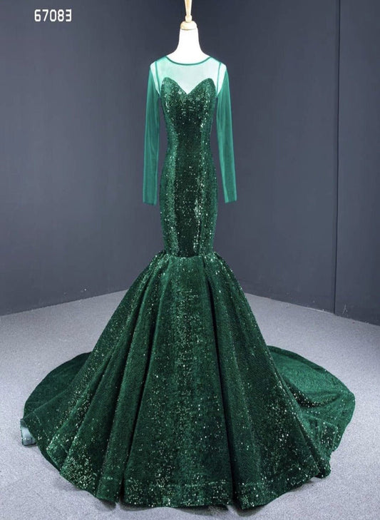 Klara Sequined Gown - Mscooco.co.uk