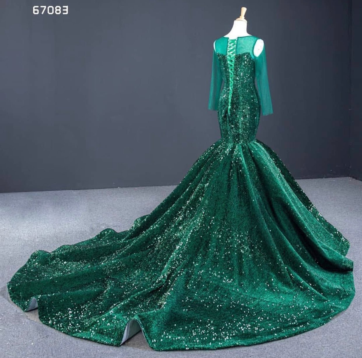 Klara Sequined Gown - Mscooco.co.uk