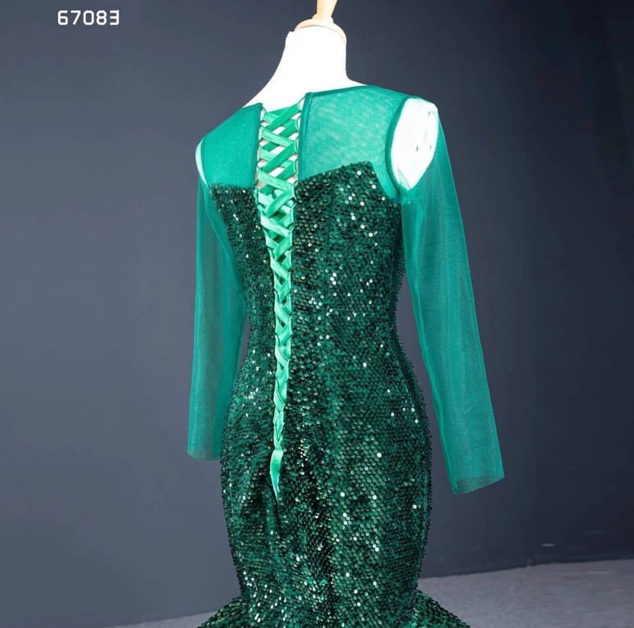 Klara Sequined Gown - Mscooco.co.uk