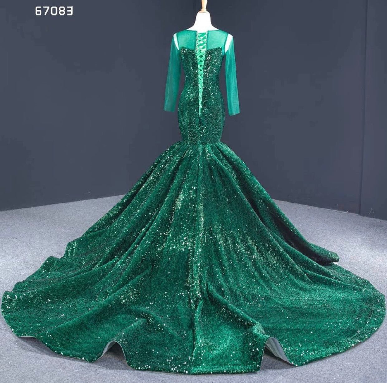 Klara Sequined Gown - Mscooco.co.uk