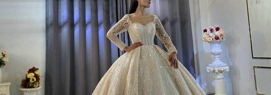 Lace wedding dress - Mscooco.co.uk