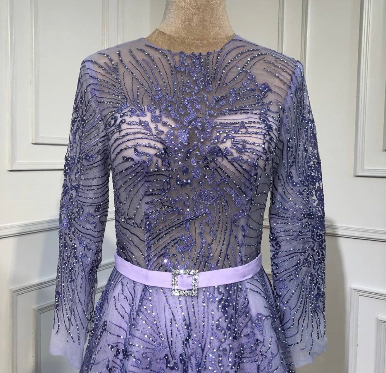 Leilani Beading Embellished Evening Dress - Mscooco.co.uk