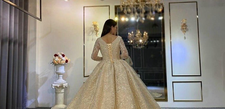 Long Sleeves Lace Wedding Dress 2021 - Mscooco.co.uk