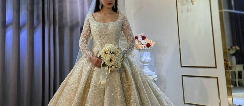 Long Sleeves Lace Wedding Dress 2021 - Mscooco.co.uk