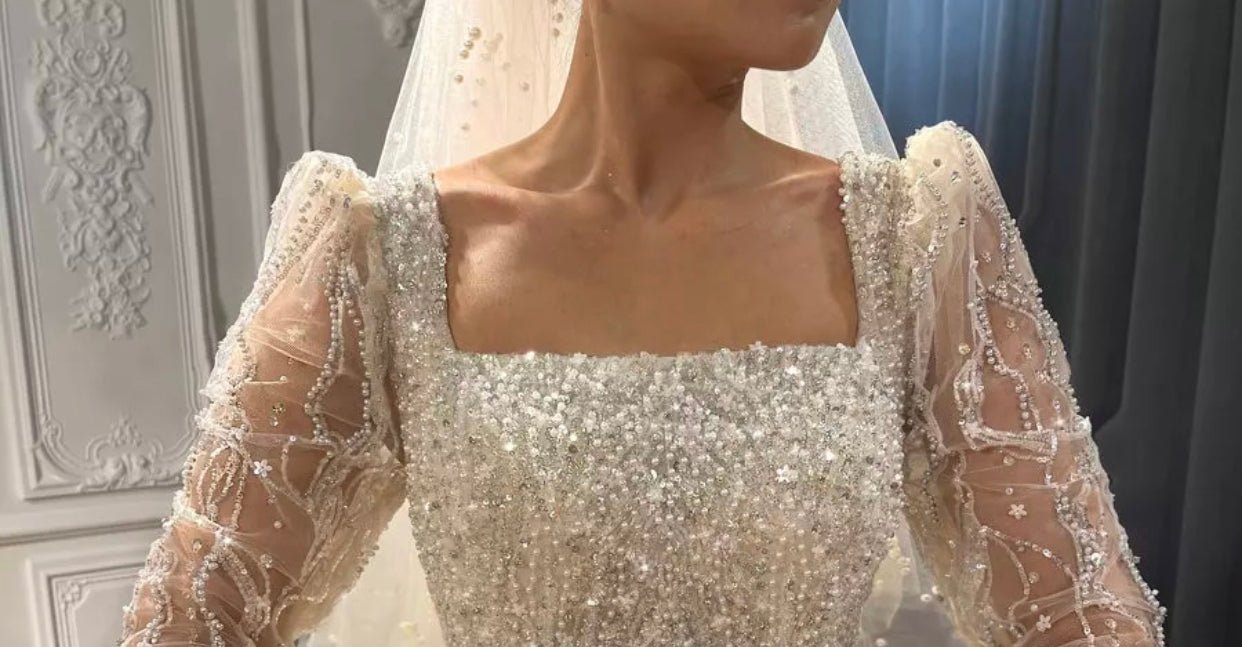 Luxury Classic Design Wedding Gown - Mscooco.co.uk