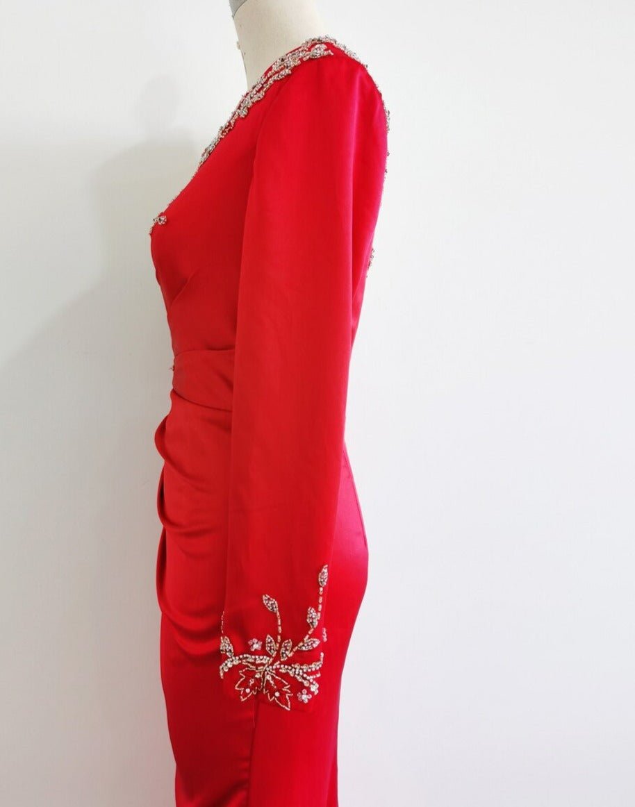 Luxury Diamond Mermaid Beading Formal Dress - Mscooco.co.uk