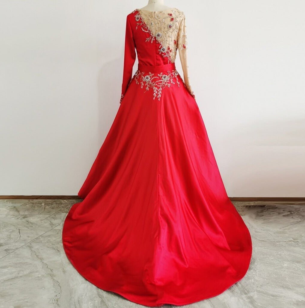 Luxury Diamond Mermaid Beading Formal Dress - Mscooco.co.uk