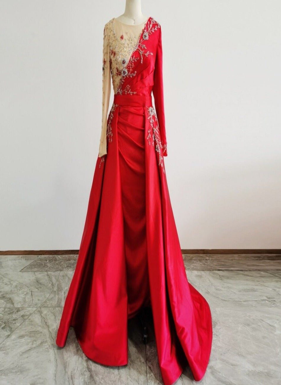Luxury Diamond Mermaid Beading Formal Dress - Mscooco.co.uk