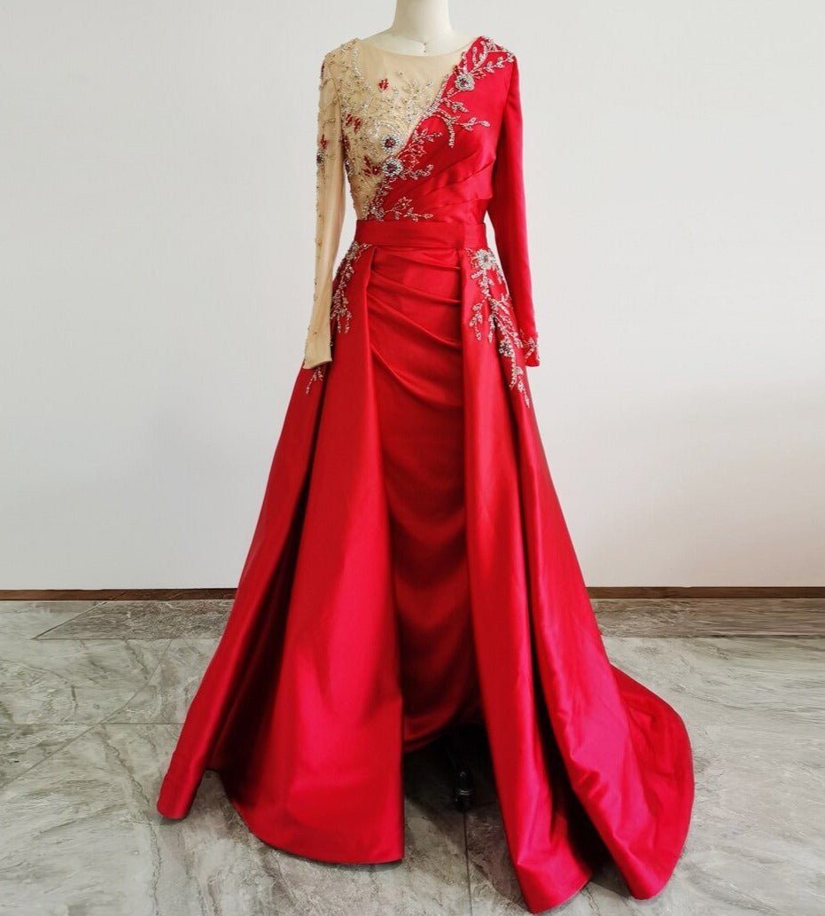 Luxury Diamond Mermaid Beading Formal Dress - Mscooco.co.uk