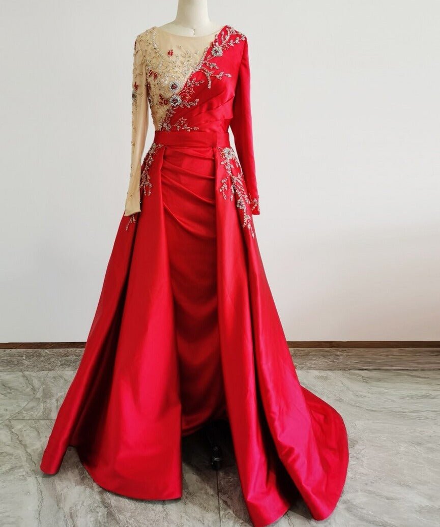 Luxury Diamond Mermaid Beading Formal Dress - Mscooco.co.uk