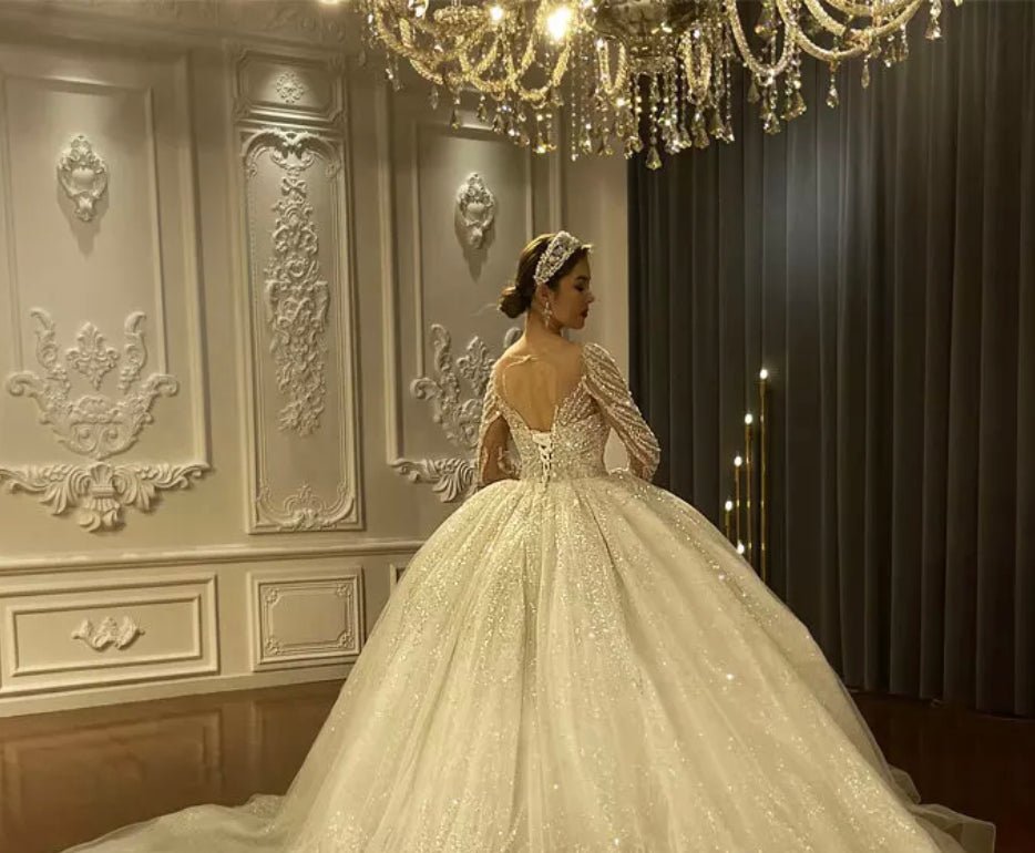 Luxury Royal Dubai Design Wedding Dress - Mscooco.co.uk