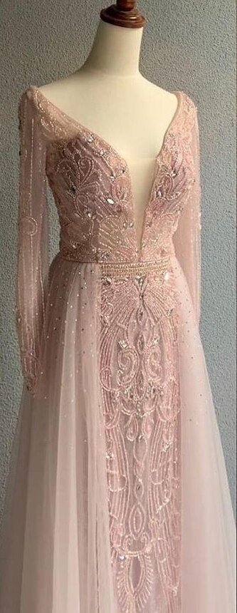 Maren Crystal Beading Luxury Formal Dress - Mscooco.co.uk