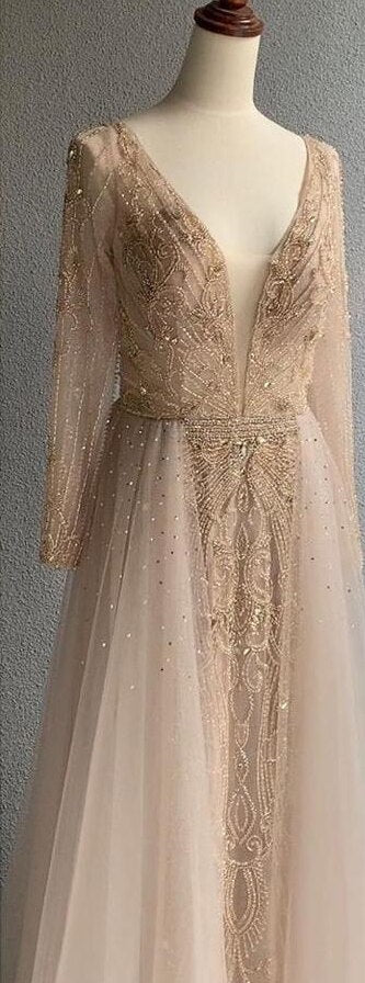 Maren Crystal Beading Luxury Formal Dress - Mscooco.co.uk