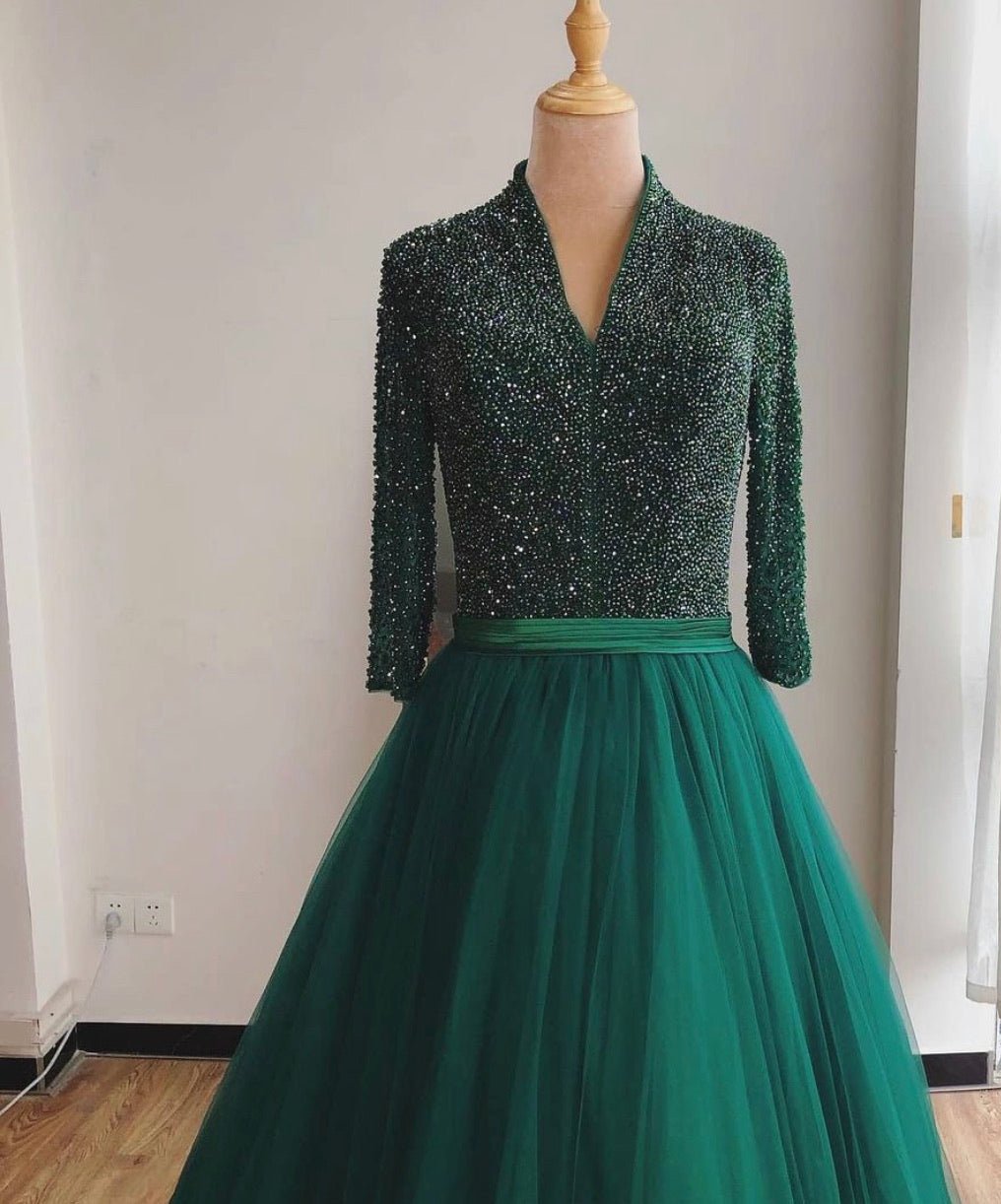 Mathilde Lace Up Tulle Formal Dress - Mscooco.co.uk