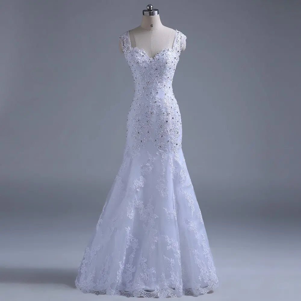 Mermaid Embroidered Bridal Gown - Mscooco.co.uk