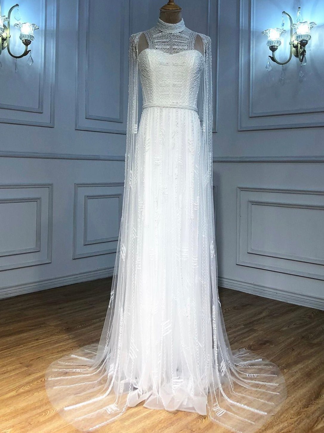Noel Beading Embellished Evening Dress - Mscooco.co.uk
