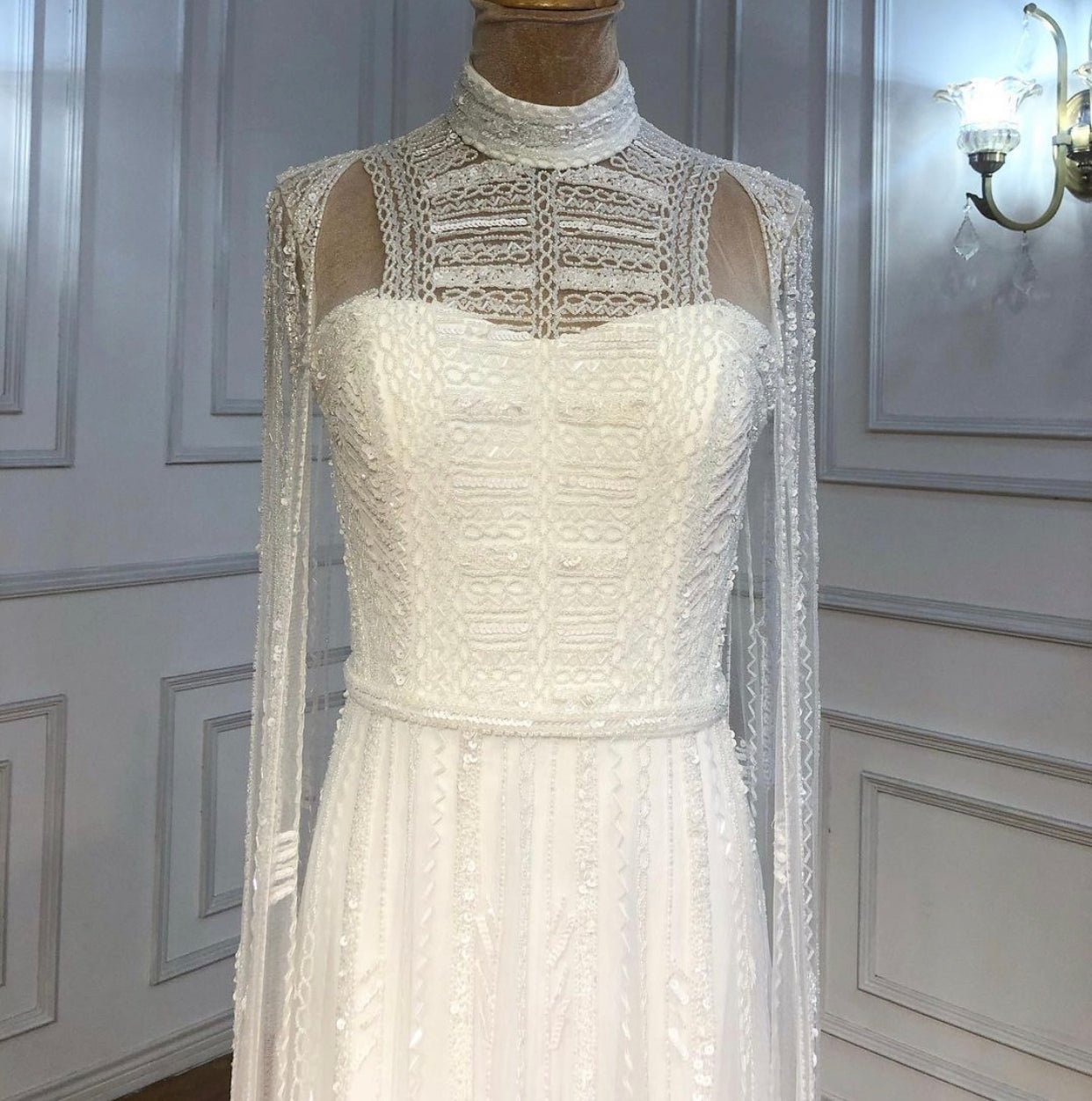 Noel Beading Embellished Evening Dress - Mscooco.co.uk