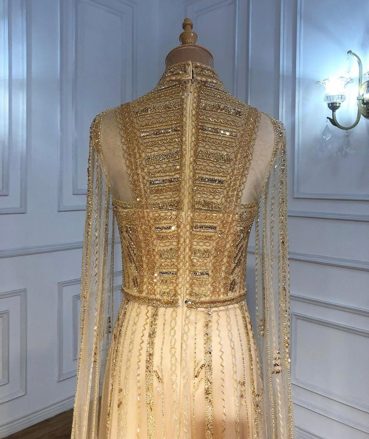 Noel Beading Embellished Evening Dress - Mscooco.co.uk