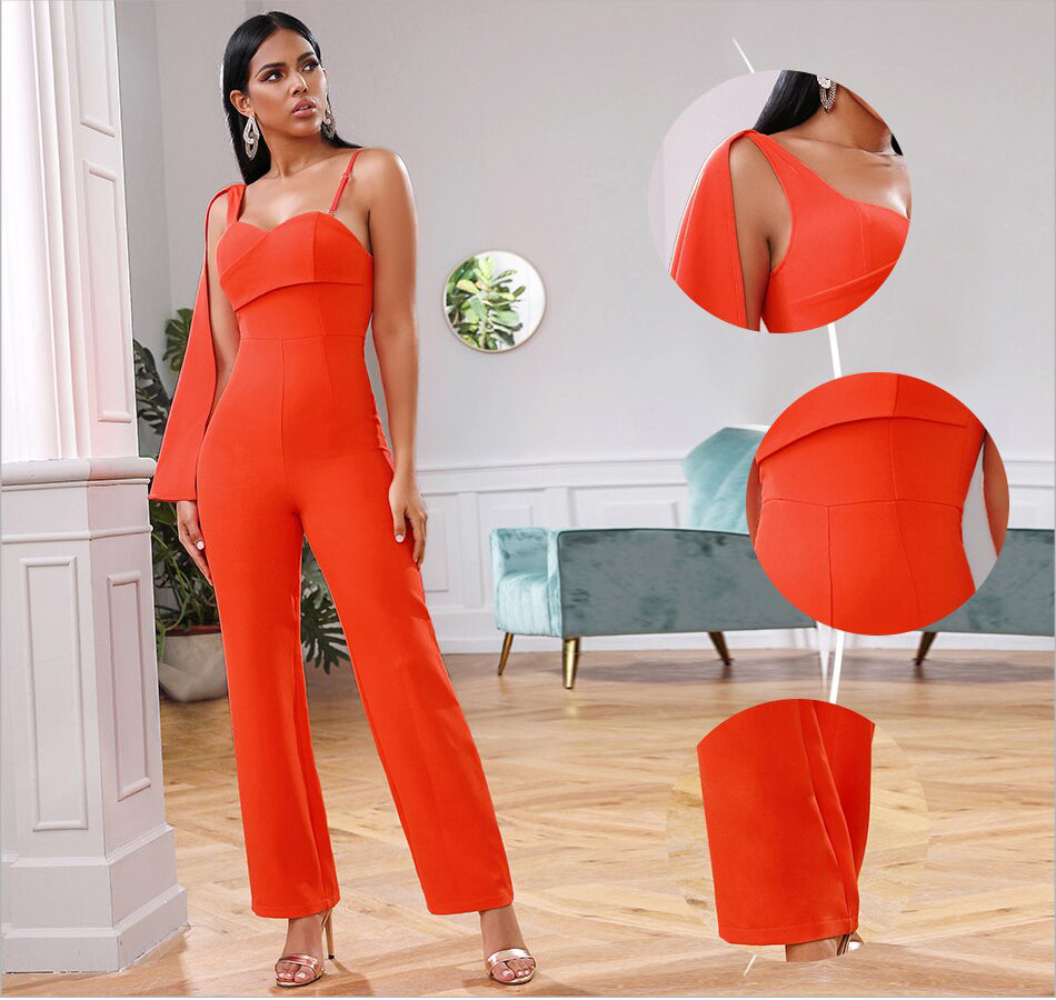 Zibi Sleeveless Elegant  Jumpsuit Mscooco.co.uk