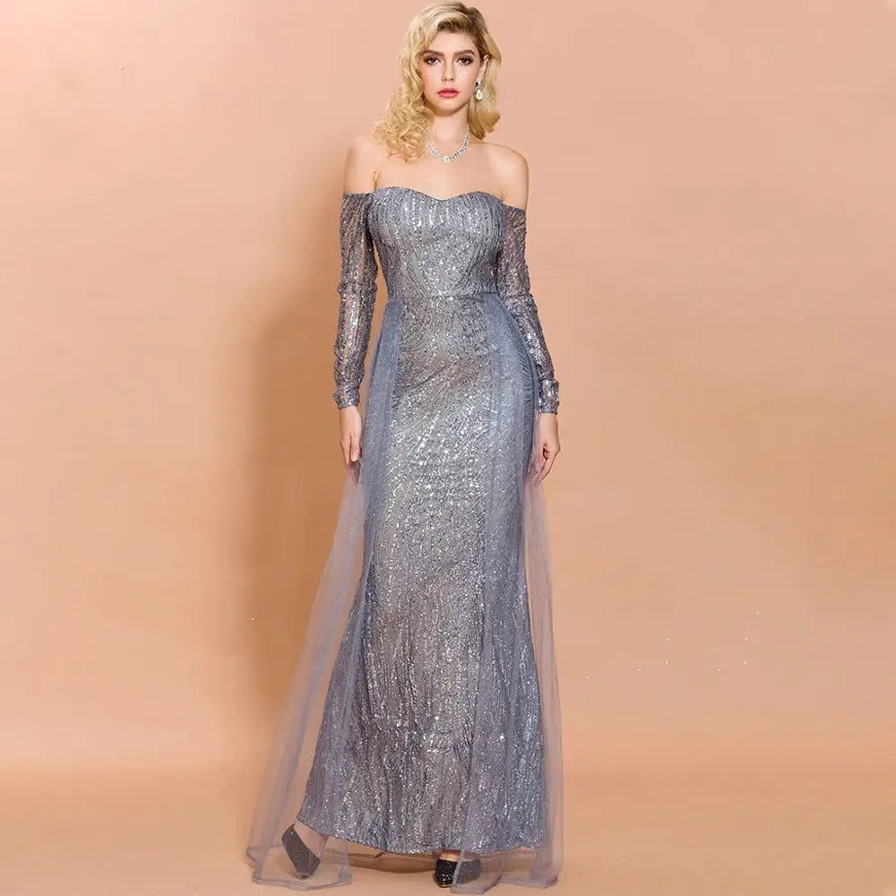 Oriana Sequins - Gown - Mscooco.co.uk