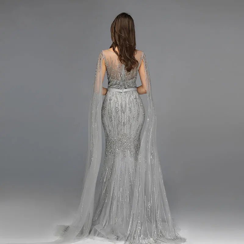 RANIA - Beaded Embellished Gown - Mscooco.co.uk