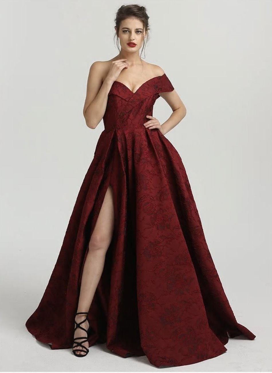 One Shoulder Vintage Evening Dress Mscooco.co.uk
