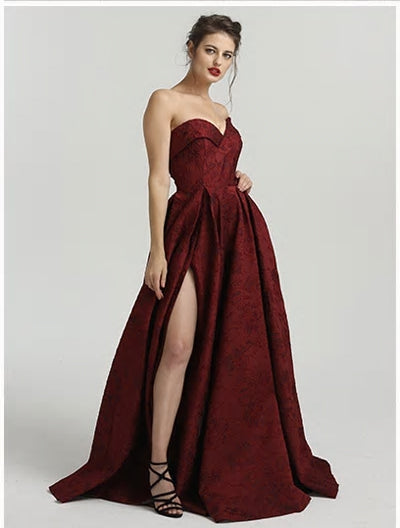 One Shoulder Vintage Evening Dress Mscooco.co.uk