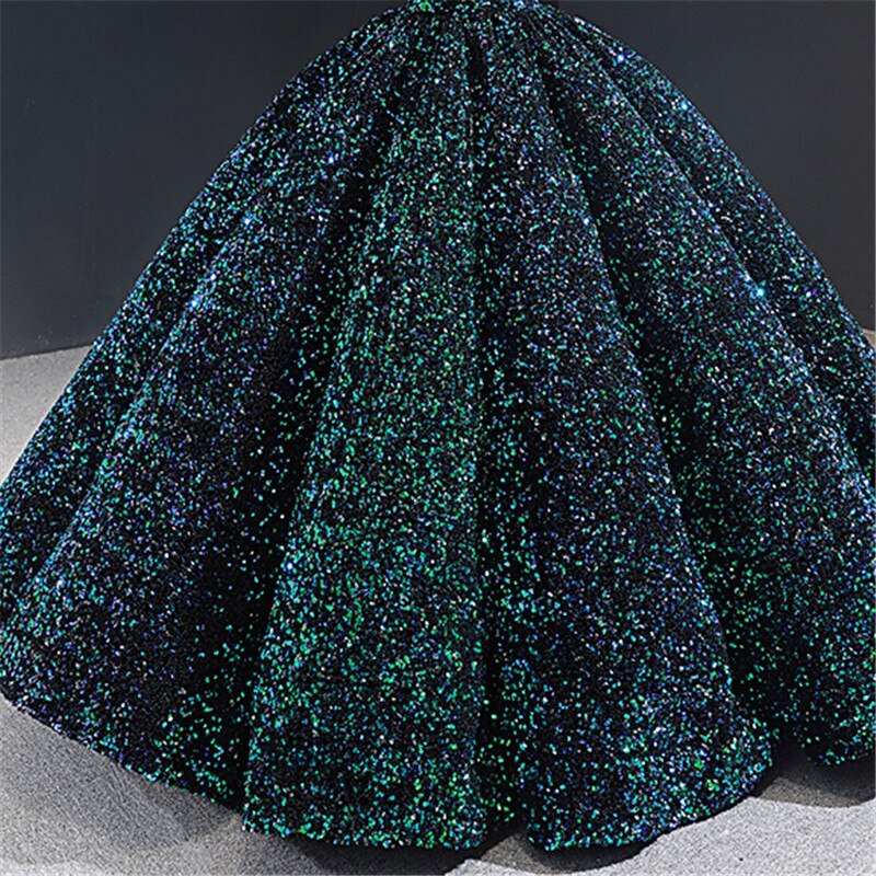 Rose Gold Luxury Sequins Sparkle Bridal Gowns - Mscooco.co.uk