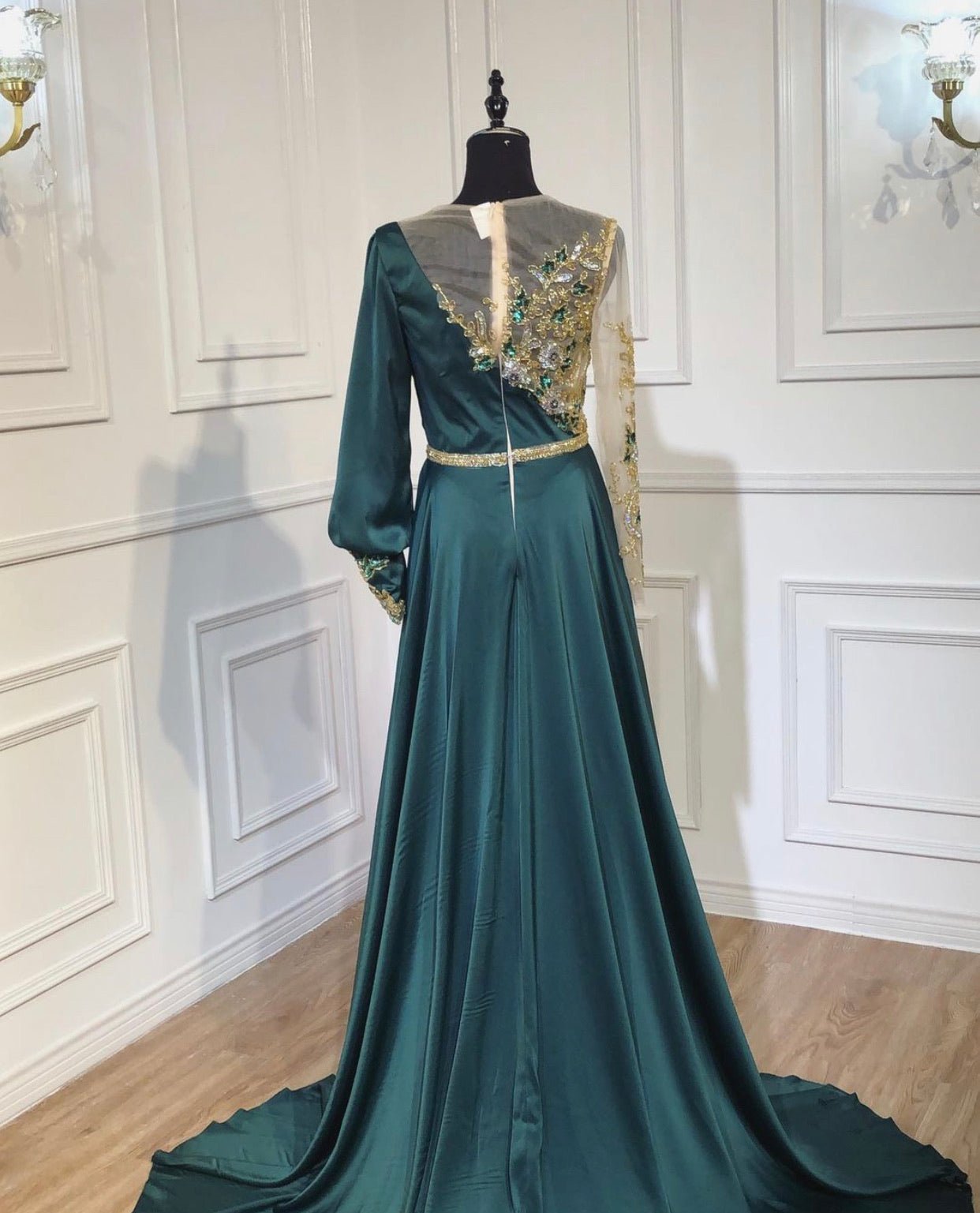 Sofiaa Mermaid Beading Flowers Formal Dress - Mscooco.co.uk